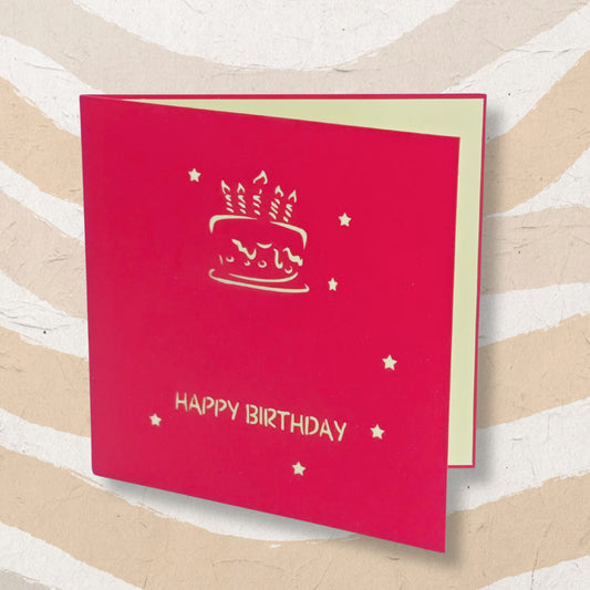 Pop-Up Cake Birthday Card