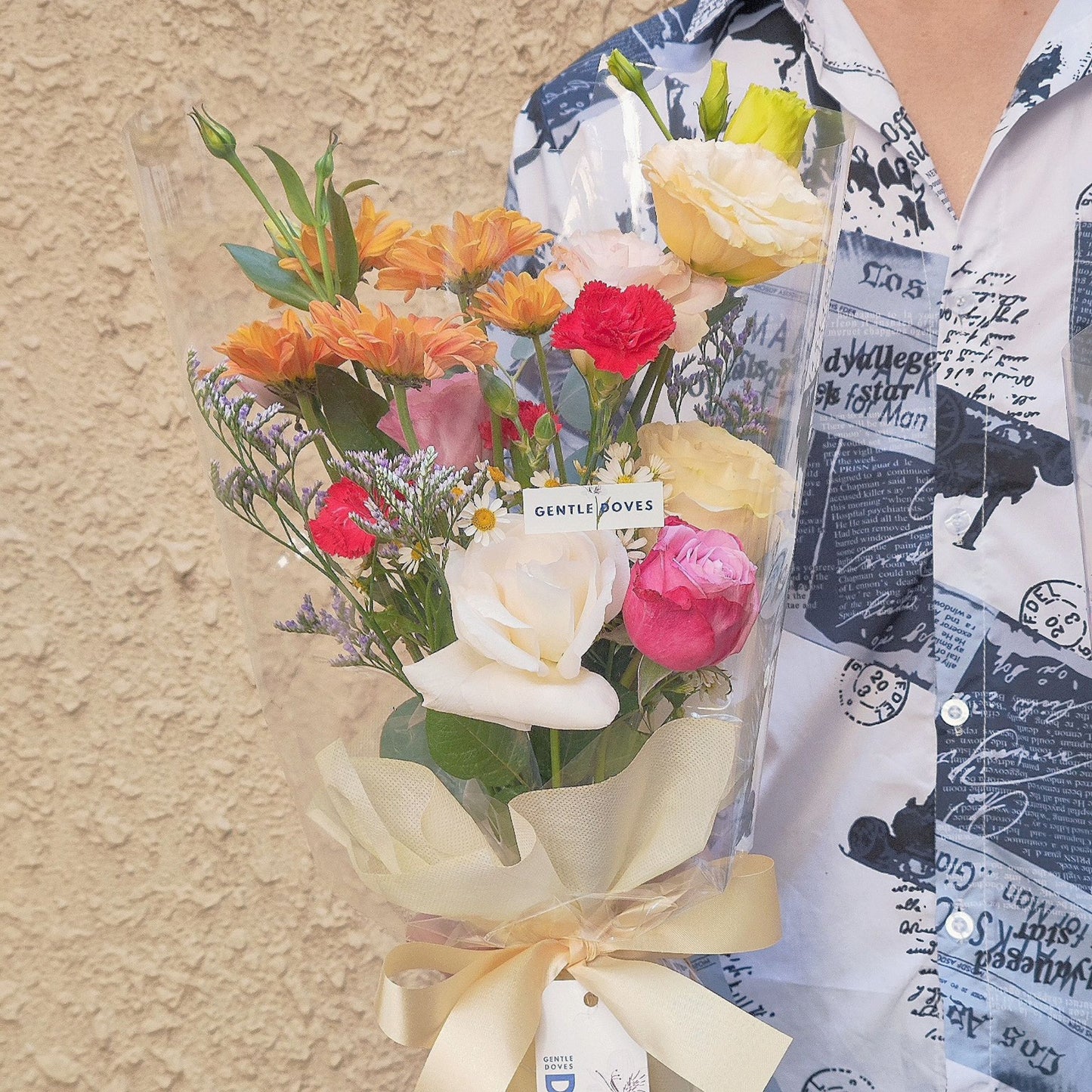 Assorted Colorful Flowers Minimal Style Bouquet