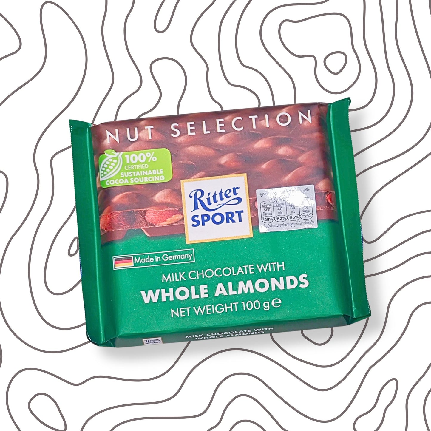 Ritter Sport Chocolate - 100 g.