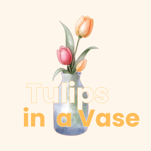 Tulips Vase Arrangement