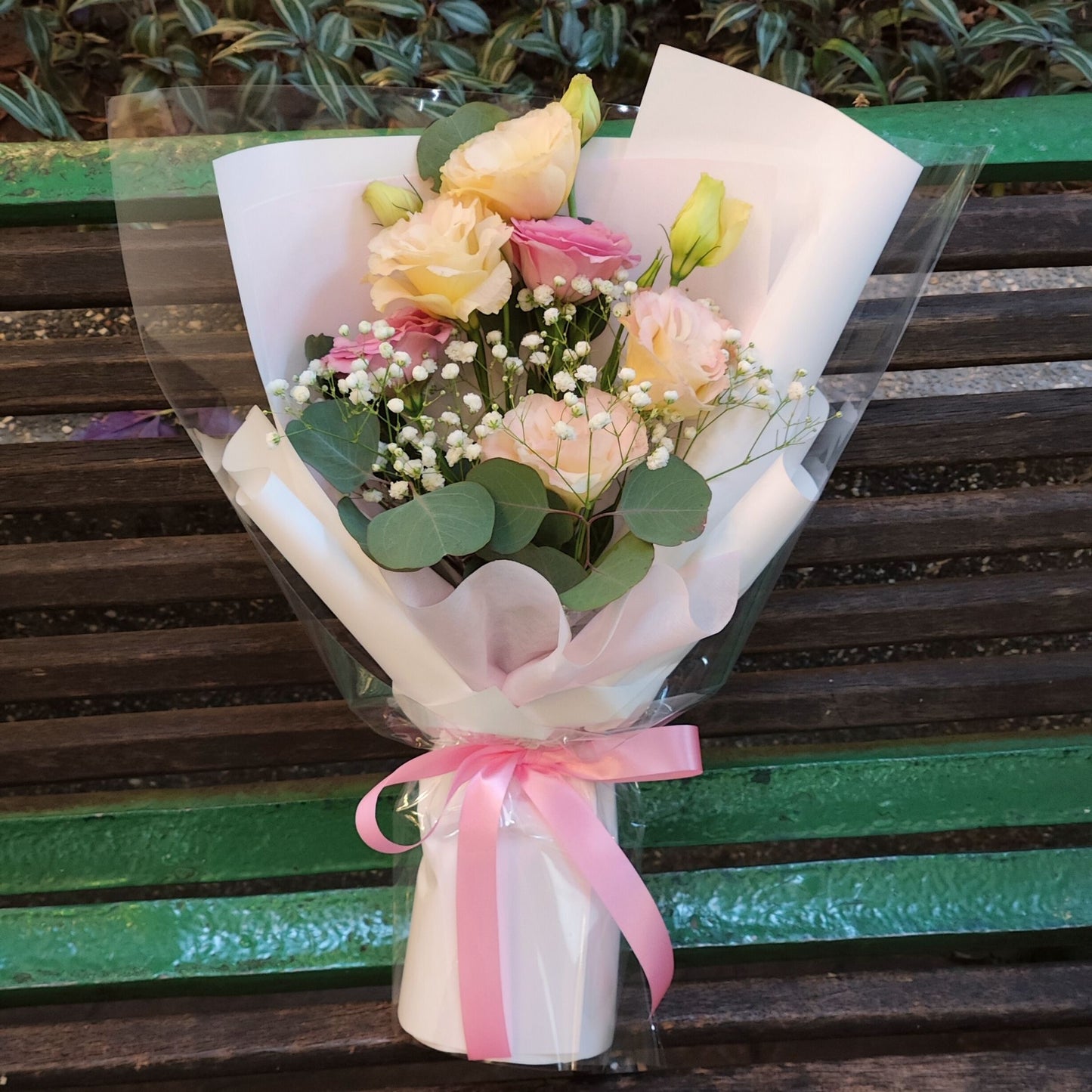 Assorted Soft Lisianthus with Filler Flowers Bouquet