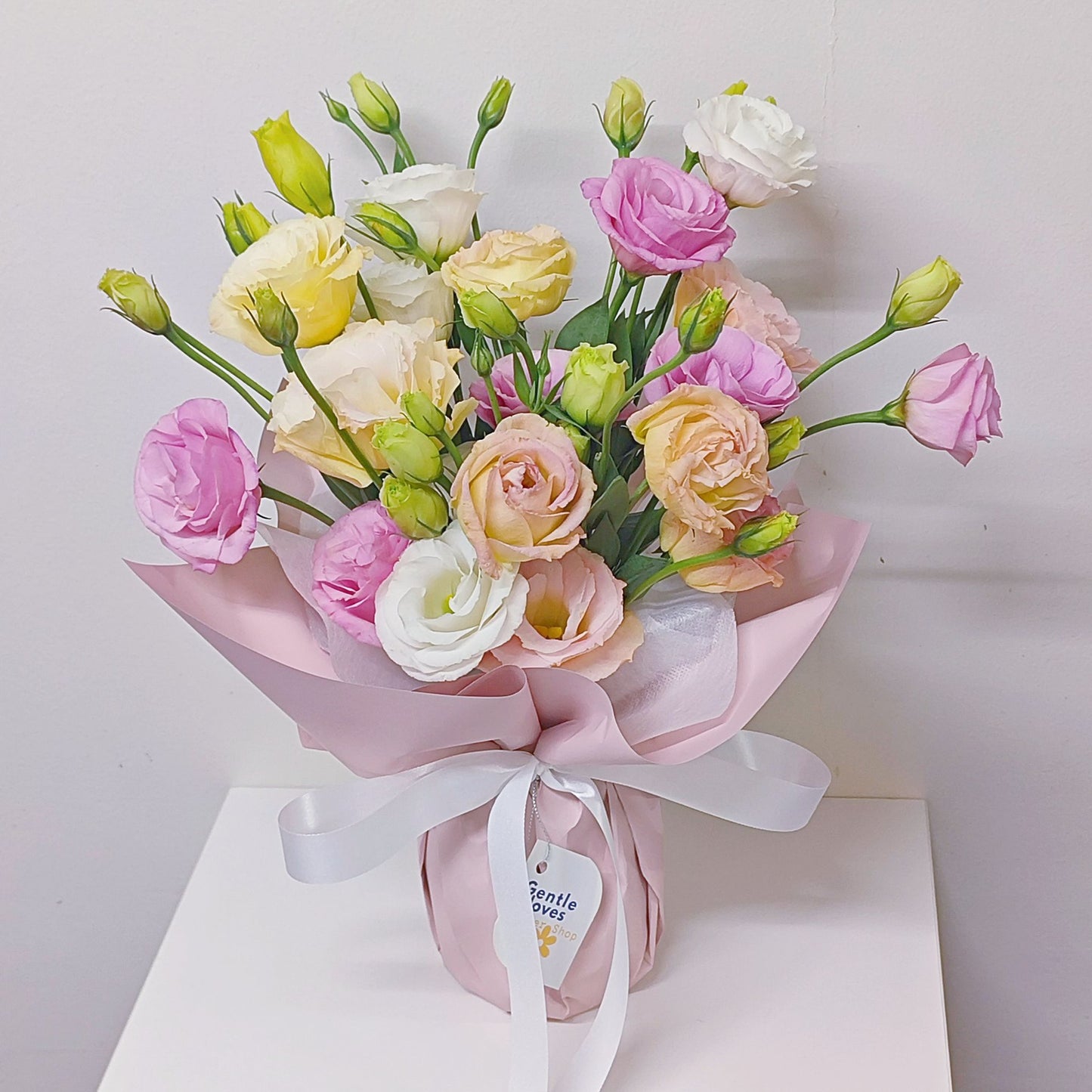 Assorted Lisianthus in Medium Vase Arrangement