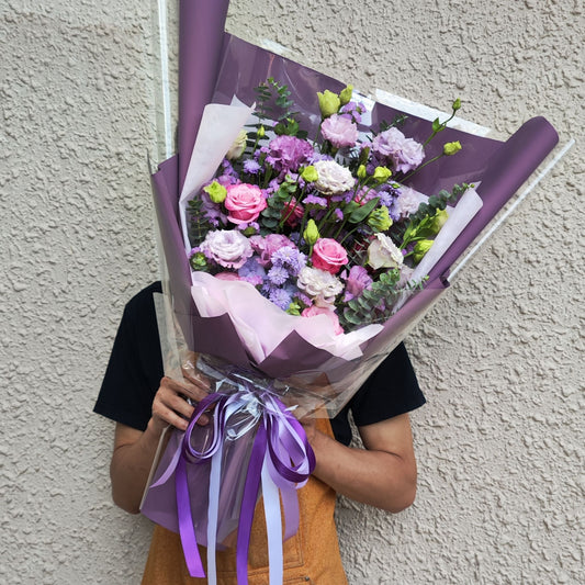 Assorted Purple Flowers Extra Large Bouquet