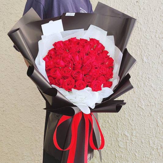 Fifty Red Roses Extra Large Bouquet