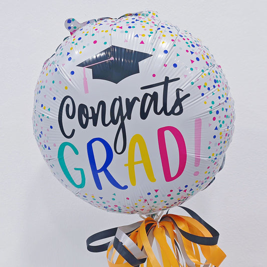 ลูกโป่ง "Congrats!" แสดงความยินดี - ขนาด 18 นิ้ว
