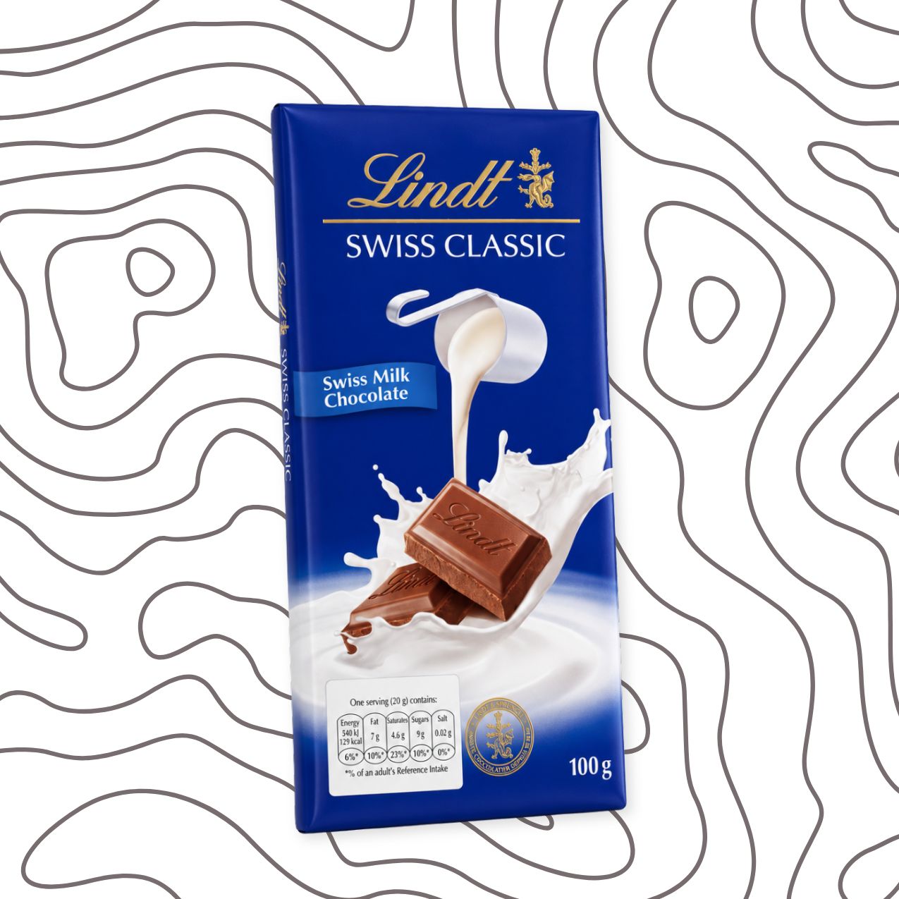 Lindt Chocolate Bar - 100 g.