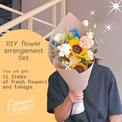 Wrapped Flowers – ชุดดอกไม้จัดแจกันเองที่บ้าน